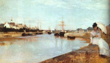 Berthe Morisot œuvres - Le port de Lorient Berthe Morisot